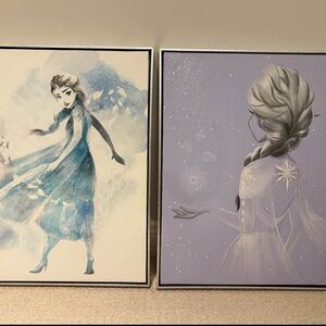 Disney Frozen - Anna & Elsa - Wall Decor  paintings in frame 19x25 Framed